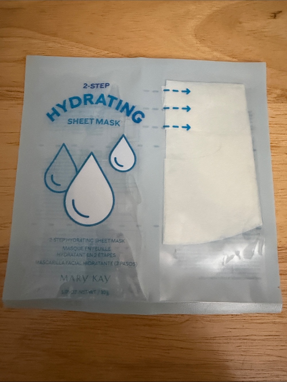 Mary Kay Hydrating Sheet Mask — Light Blue Packaging